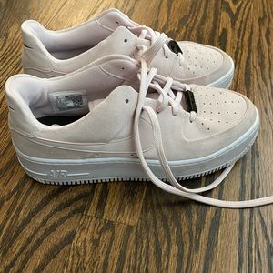 Light pink Nike air forces